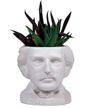 Edgar Allan Poe : Fertile Minds Planter - pennställ/blomkruka/godisskål