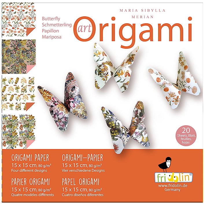 Art Origami  : Maria Sibylla Merian - Fjärilar