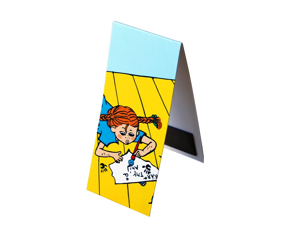 Pippi Långstrump : Pippi skriver - Magnetbokmärke att fästa över sidan - 2