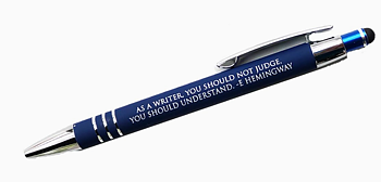 Fly Paper Products : Hemingway As a Writer, you should not judge Pen Set - Kulpenna med citat i presentask 