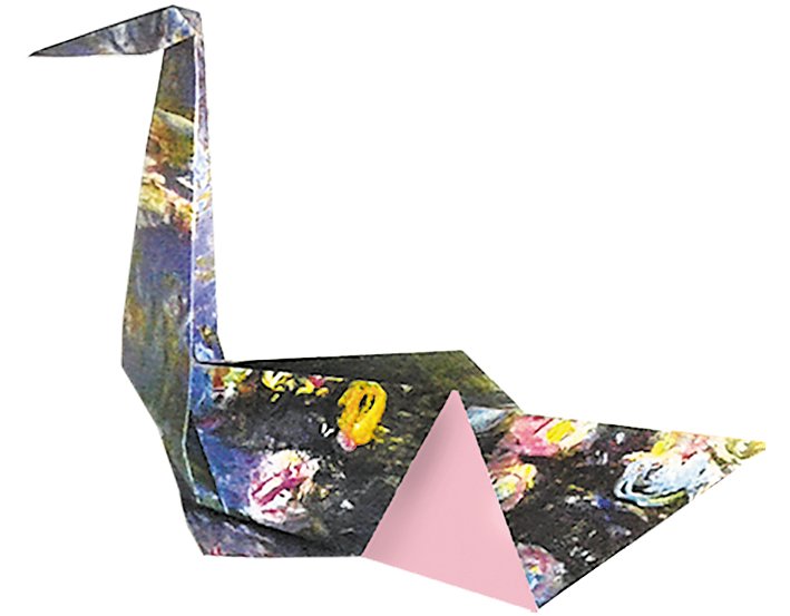 Art Origami : Claude Monet - Svanar - 2