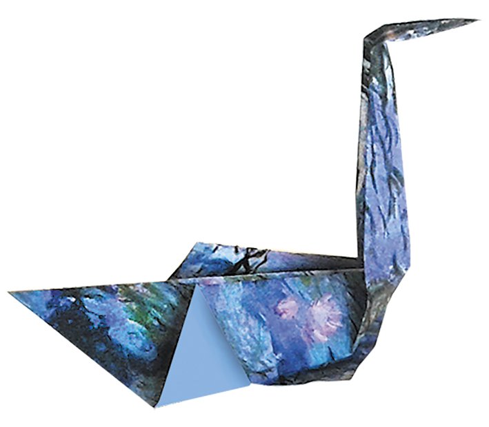 Art Origami : Claude Monet - Svanar - 4