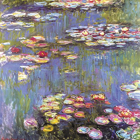 Art Origami : Claude Monet - Svanar - 3