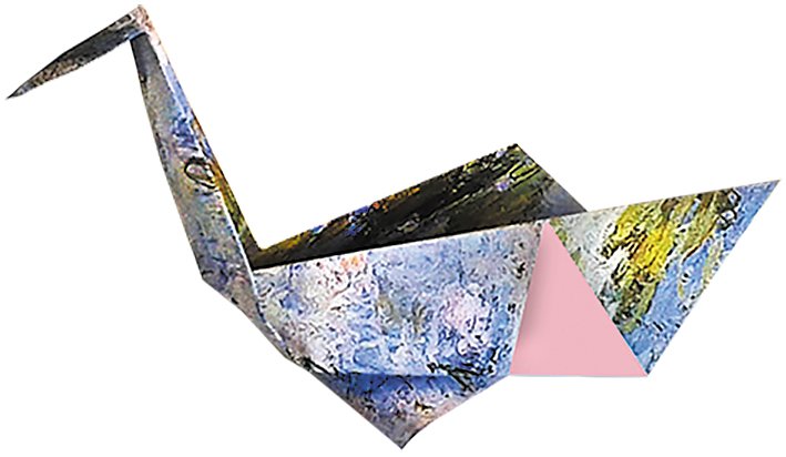 Art Origami : Claude Monet - Svanar - 6
