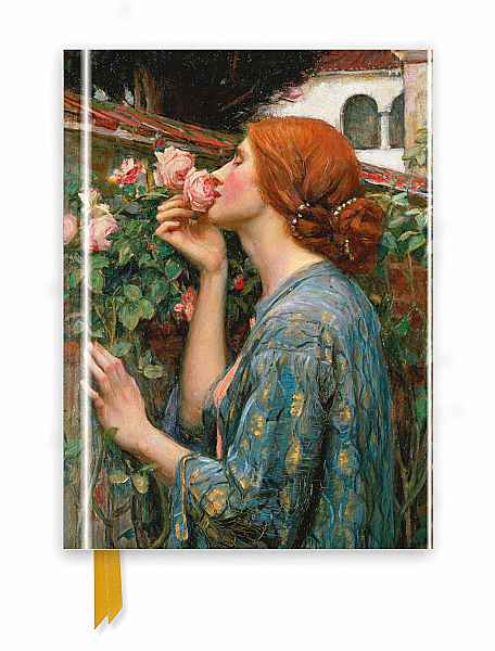 Waterhouse Soul of a Rose : Skrivbok med magnetlås linjerad A5