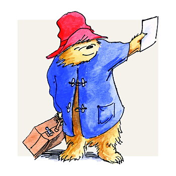 Paddington : A Note  - kort med kuvert