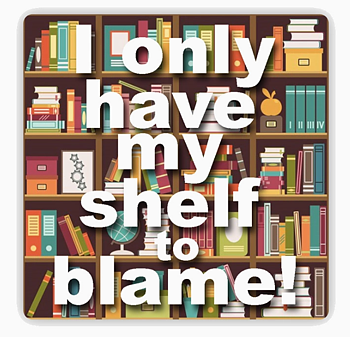 Fly Paper Products : I Only Have My Shelf to Blame  - Vinyl Sticker
