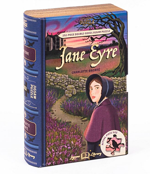 Professor Puzzle : Jigsaw Library - Jane Eyre - Dubbelsidigt pussel 252 bitar