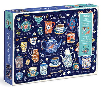 Tea Time : Pussel 1000 bitar med 20 särskilt utformade bitar för extra utmaning