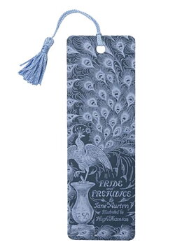 Jane Austen : Pride and Prejudice Peacock - Bokmärke med tofs