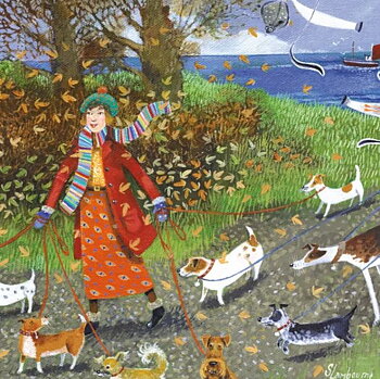 Stephanie Lambourne : Along the cliff - Kort med kuvert