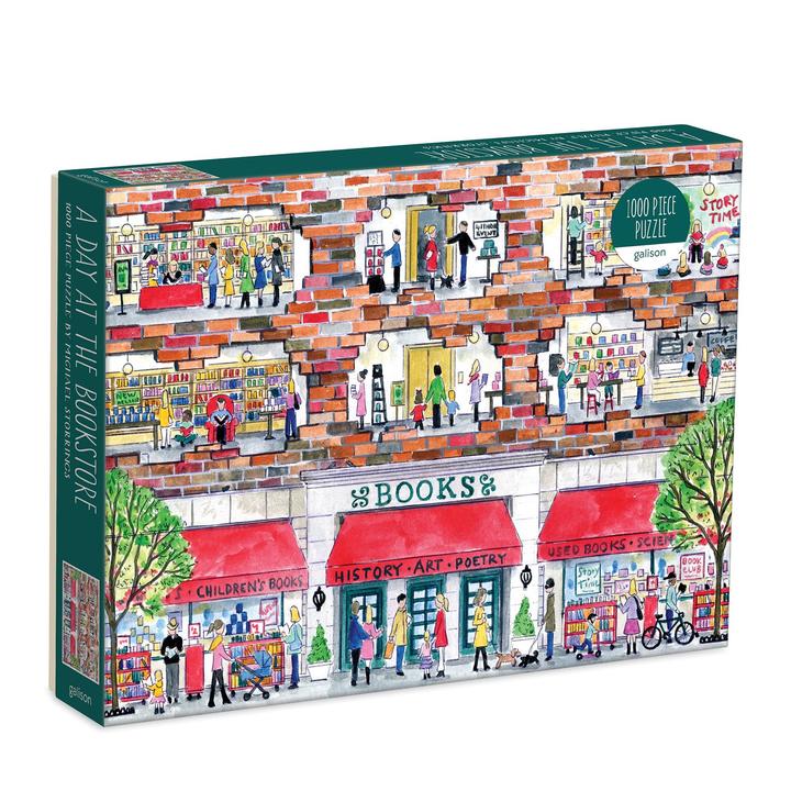 Michael Storrings : A Day at the Bookstore - Pussel 1000 bitar