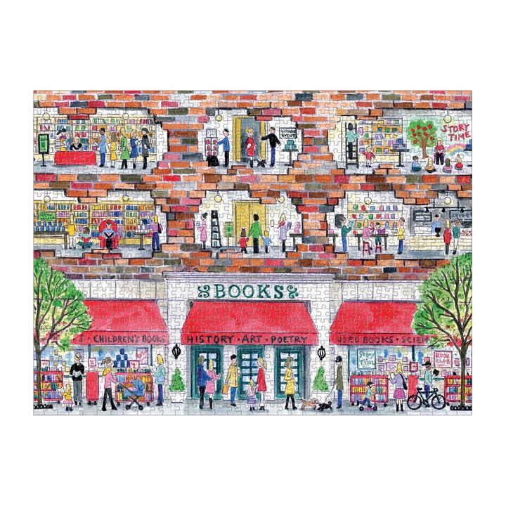Michael Storrings : A Day at the Bookstore - Pussel 1000 bitar - 3