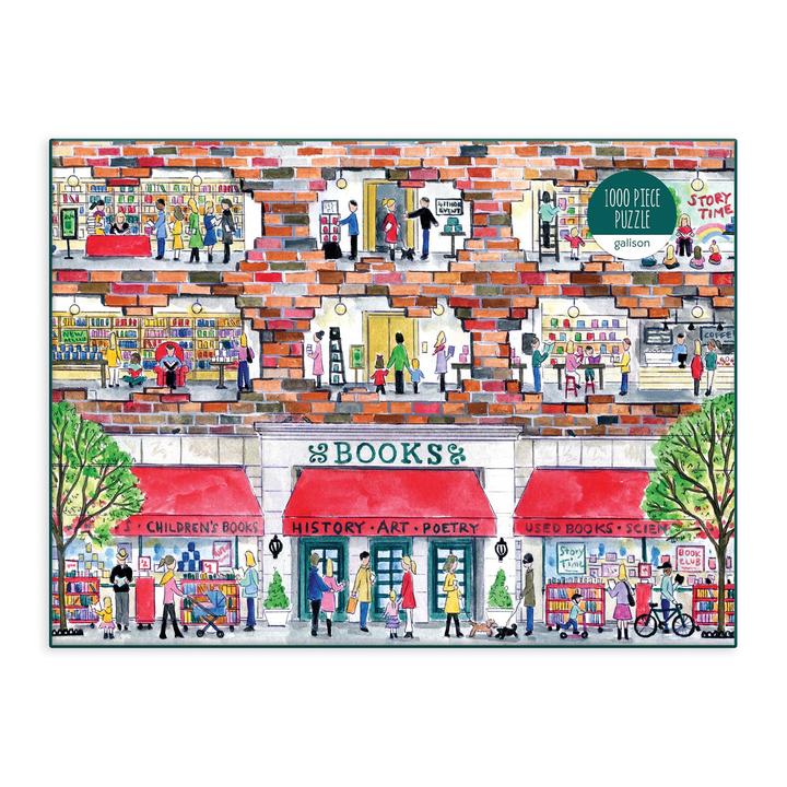 Michael Storrings : A Day at the Bookstore - Pussel 1000 bitar - 2