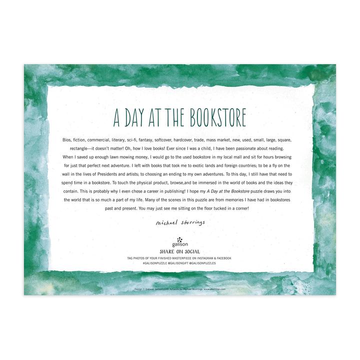 Michael Storrings : A Day at the Bookstore - Pussel 1000 bitar - 5