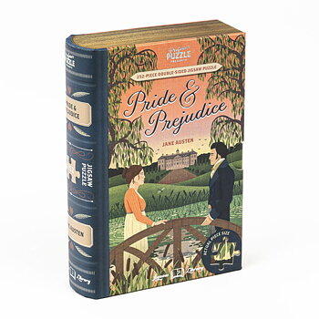 Professor Puzzle : Jigsaw Library - Pride and Prejudice - Dubbelsidigt pussel 252 bitar