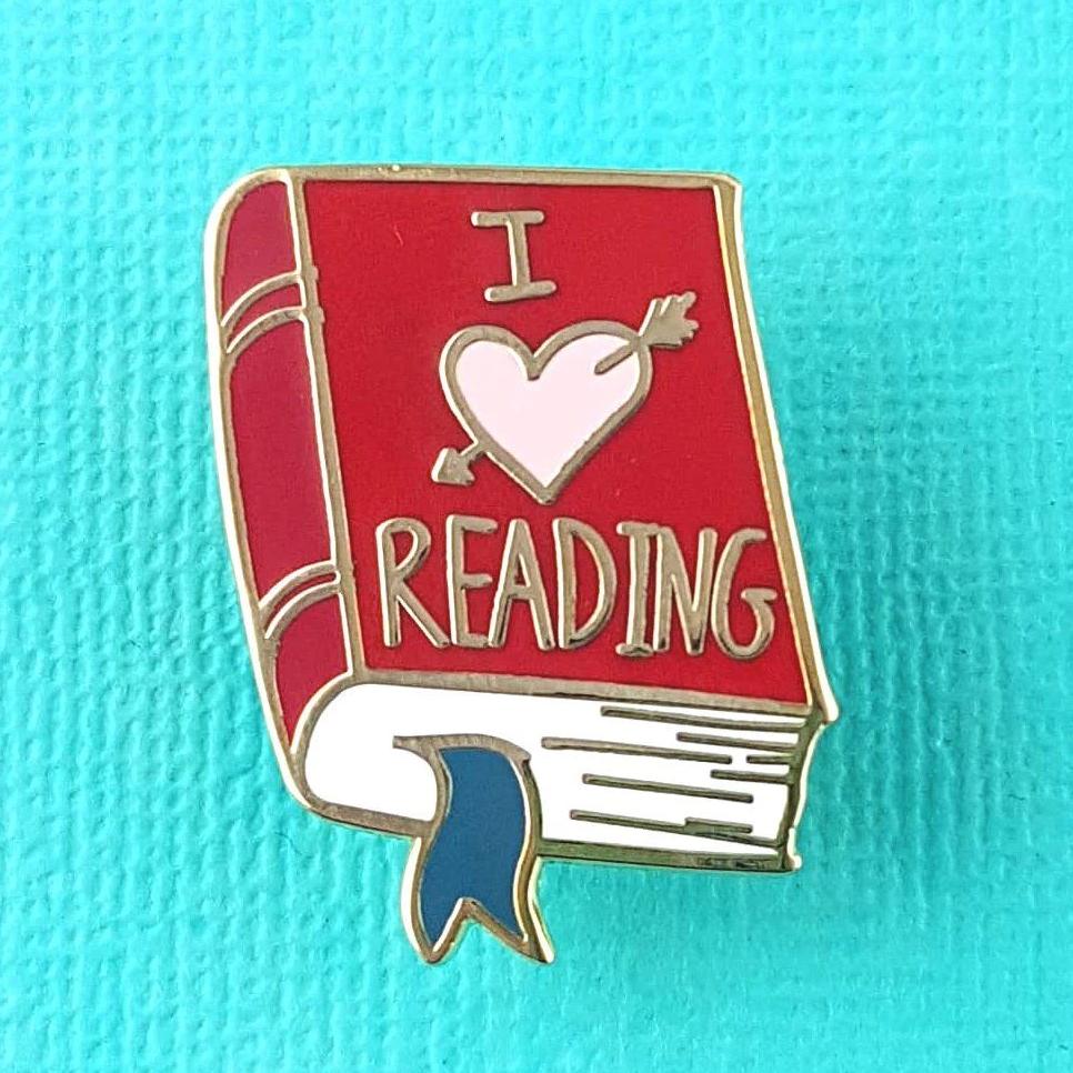 I love reading : Enamel Pin - 2