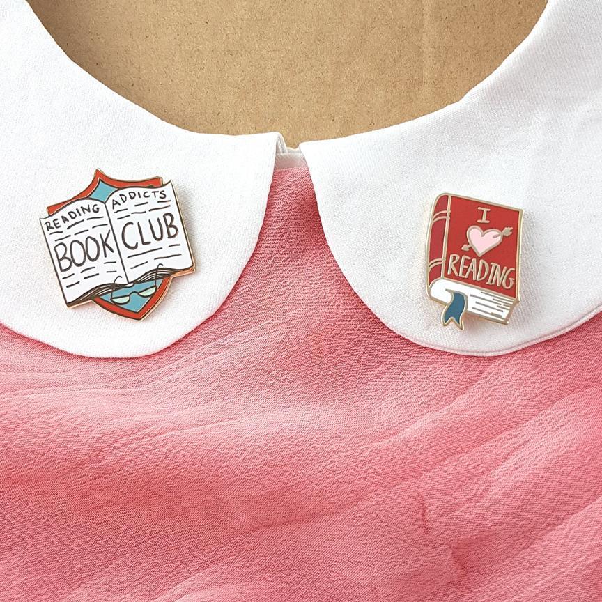 I love reading : Enamel Pin - 3