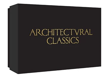 Architectural Classics Notecards - Kortask med 20 kort och kuvert