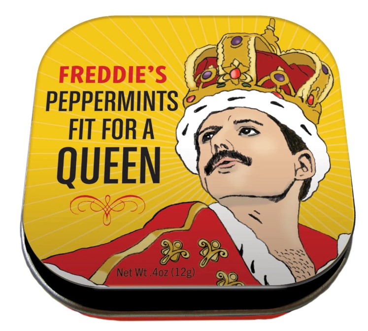 Freddie's Peppermints Fit for a Queen - Sockerfria mintpastiller i plåtask