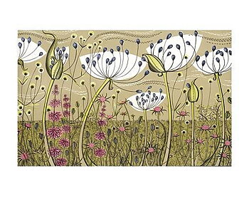 Angie Lewin : Agapanthus - Kort med kuvert