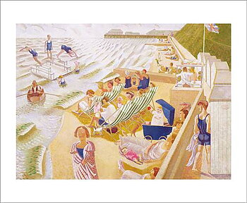 Edward Bawden : By the sea - Kort med kuvert
