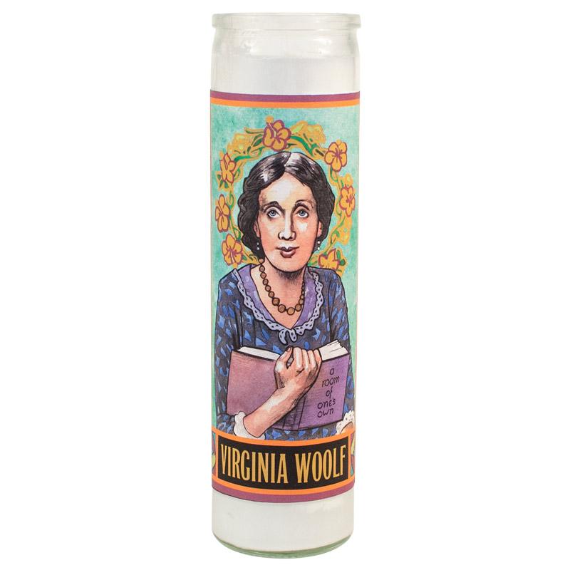 Secular Saints Candle Virginia Woolf Votivljus utan doft i glas med