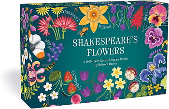 Shakespeare's Flowers : A Circular Jigsaw Puzzle - Pussel 1000 bitar