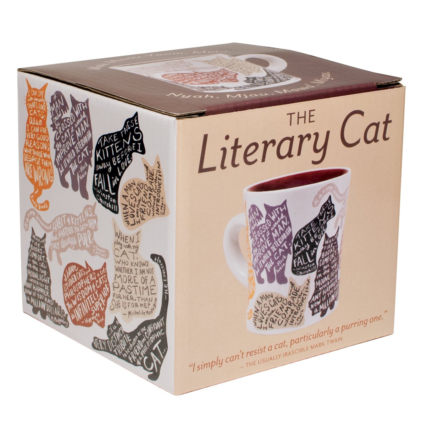 Literary Cat : Mug - Perfekta muggen för läsande kattvänner! - 3