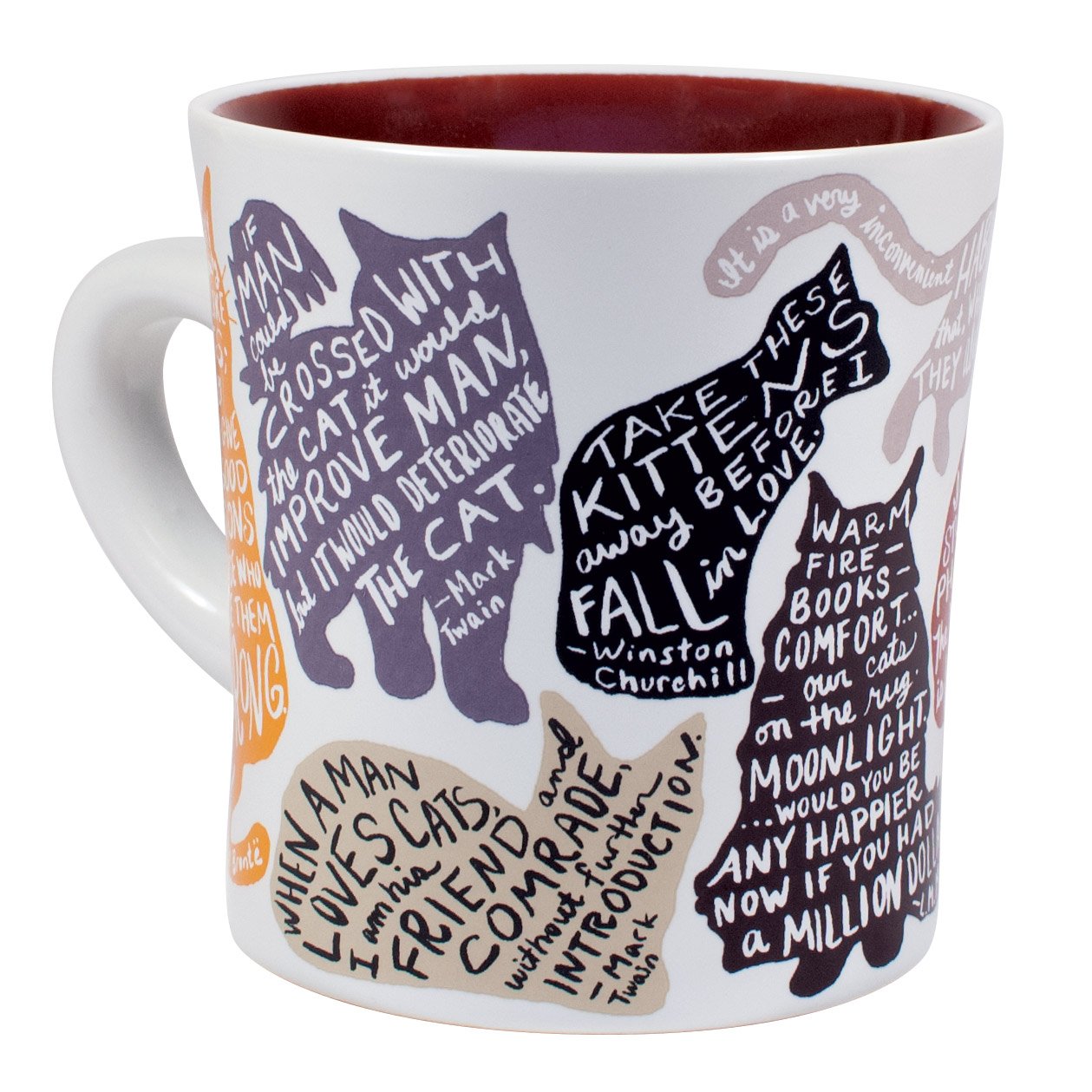 Literary Cat : Mug - Perfekta muggen för läsande kattvänner! - 2