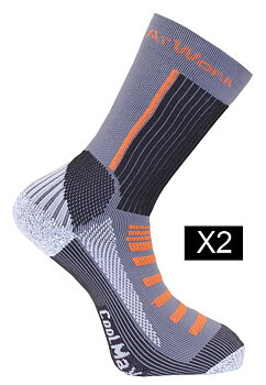 Tennisstrumpa coolmax 2-pack