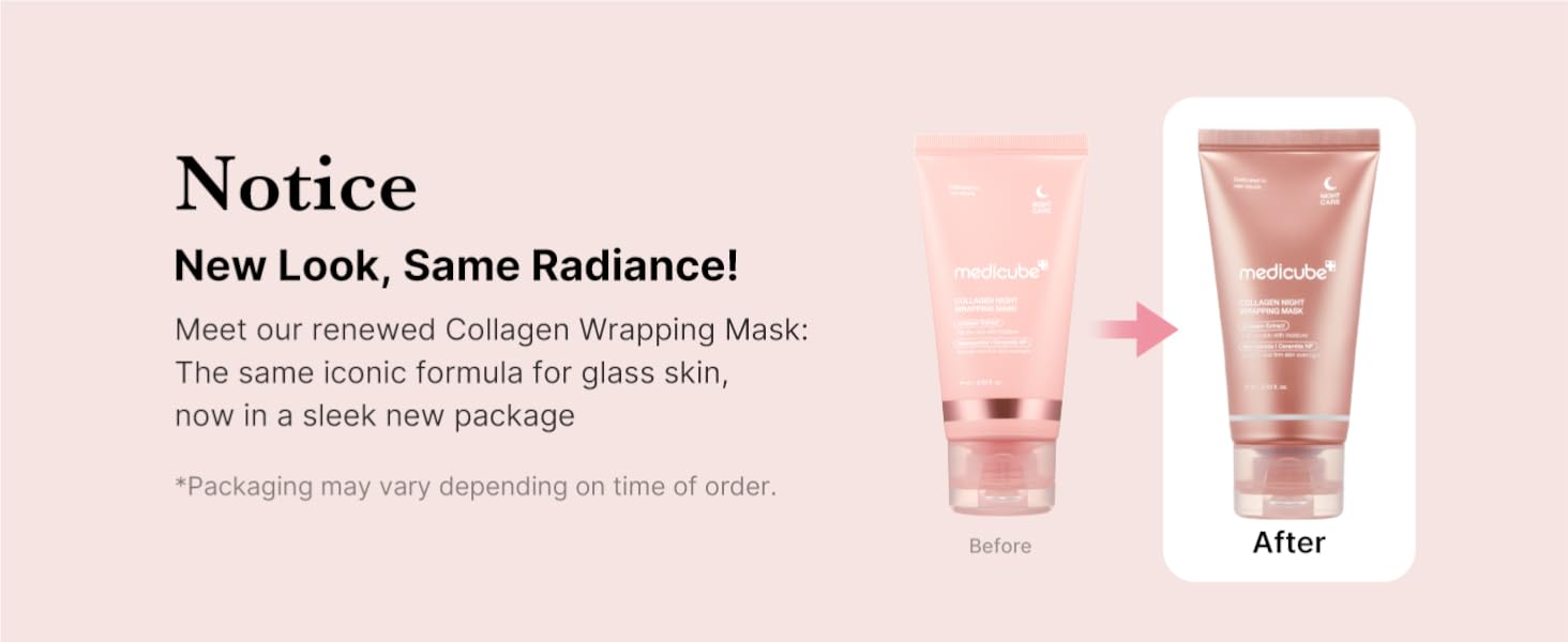 MEDICUBE -  COLLAGEN NIGHT WRAPPING MASK 75ml - 4