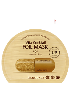 BANOBAGI - VITA GOLD COCKTAIL FOIL MASK AGE 30G / 1STK