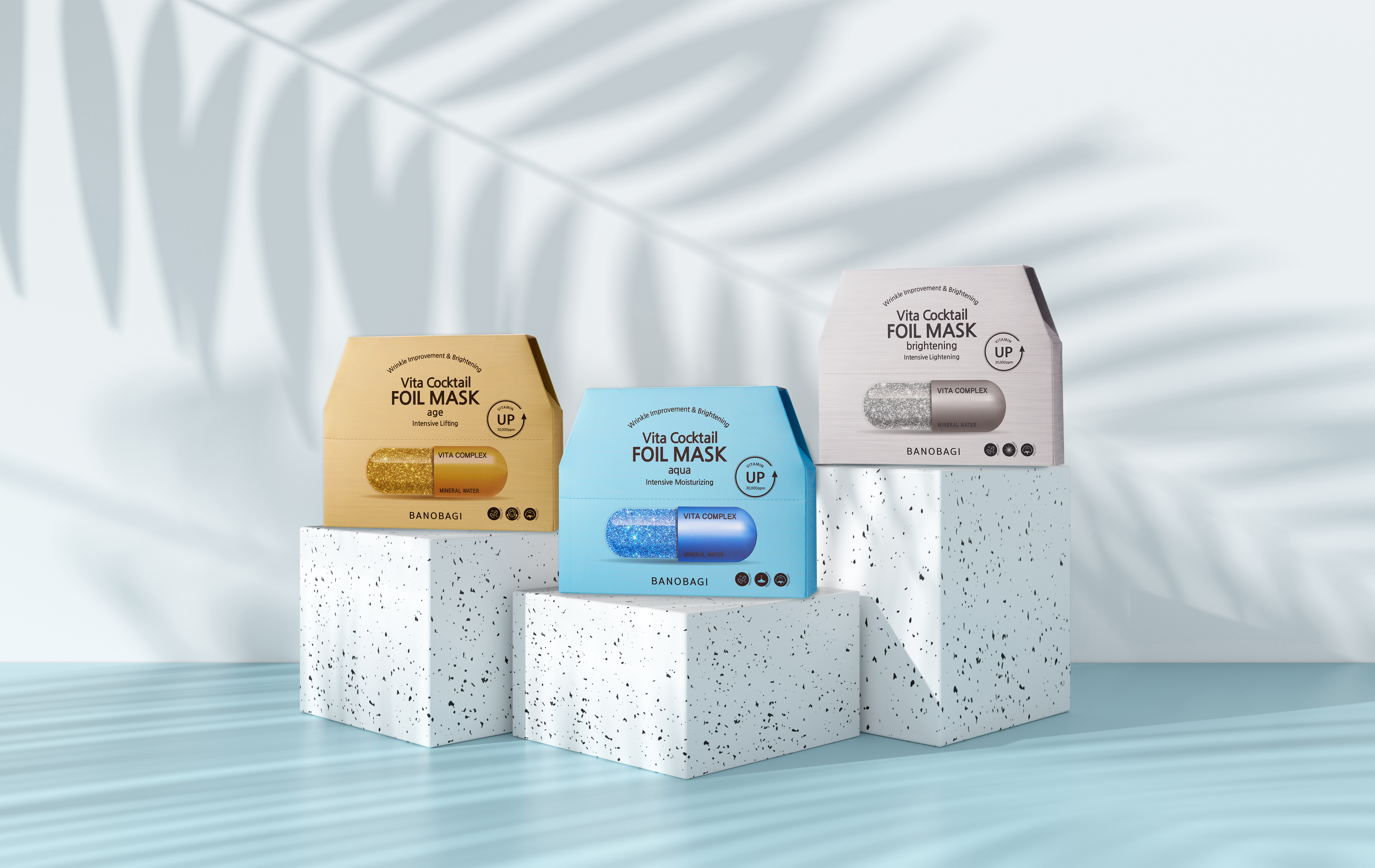 BANOBAGI - VITA GOLD COCKTAIL FOIL MASK AGE 30G / 1STK - 5