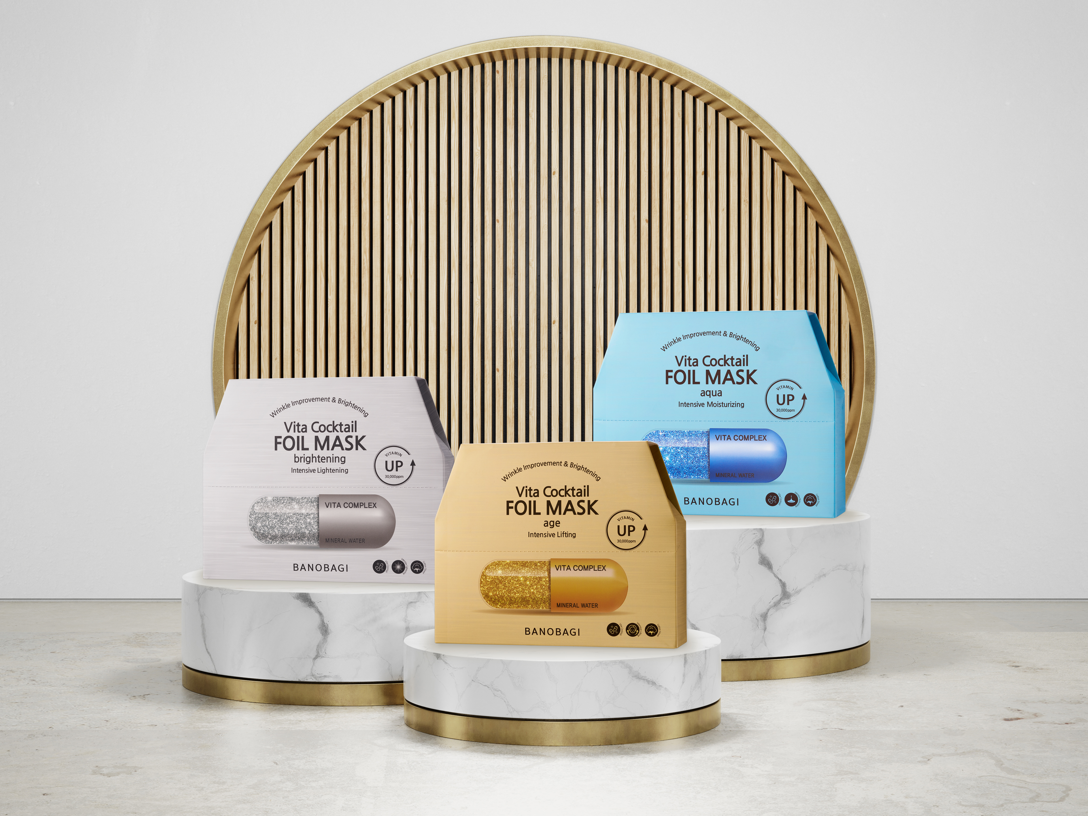 BANOBAGI - VITA GOLD COCKTAIL FOIL MASK AGE 30G / 1STK - 6