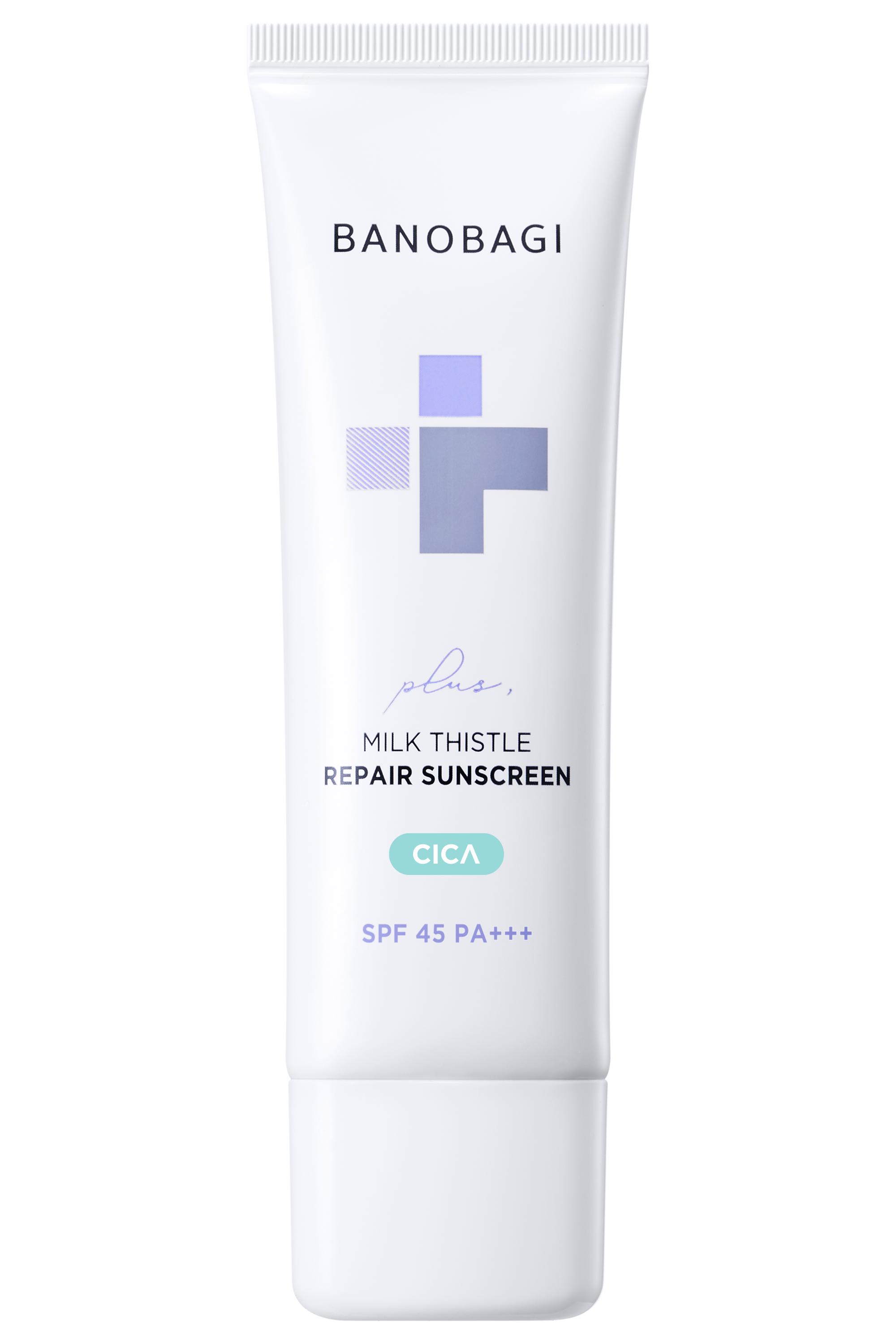 KORT UTLØPSDATO JUNI26 BANOBAGI - MILK THISTLE REPAIR CICA SUNSCREEN PLUS SPF45 PA+++ 50ML