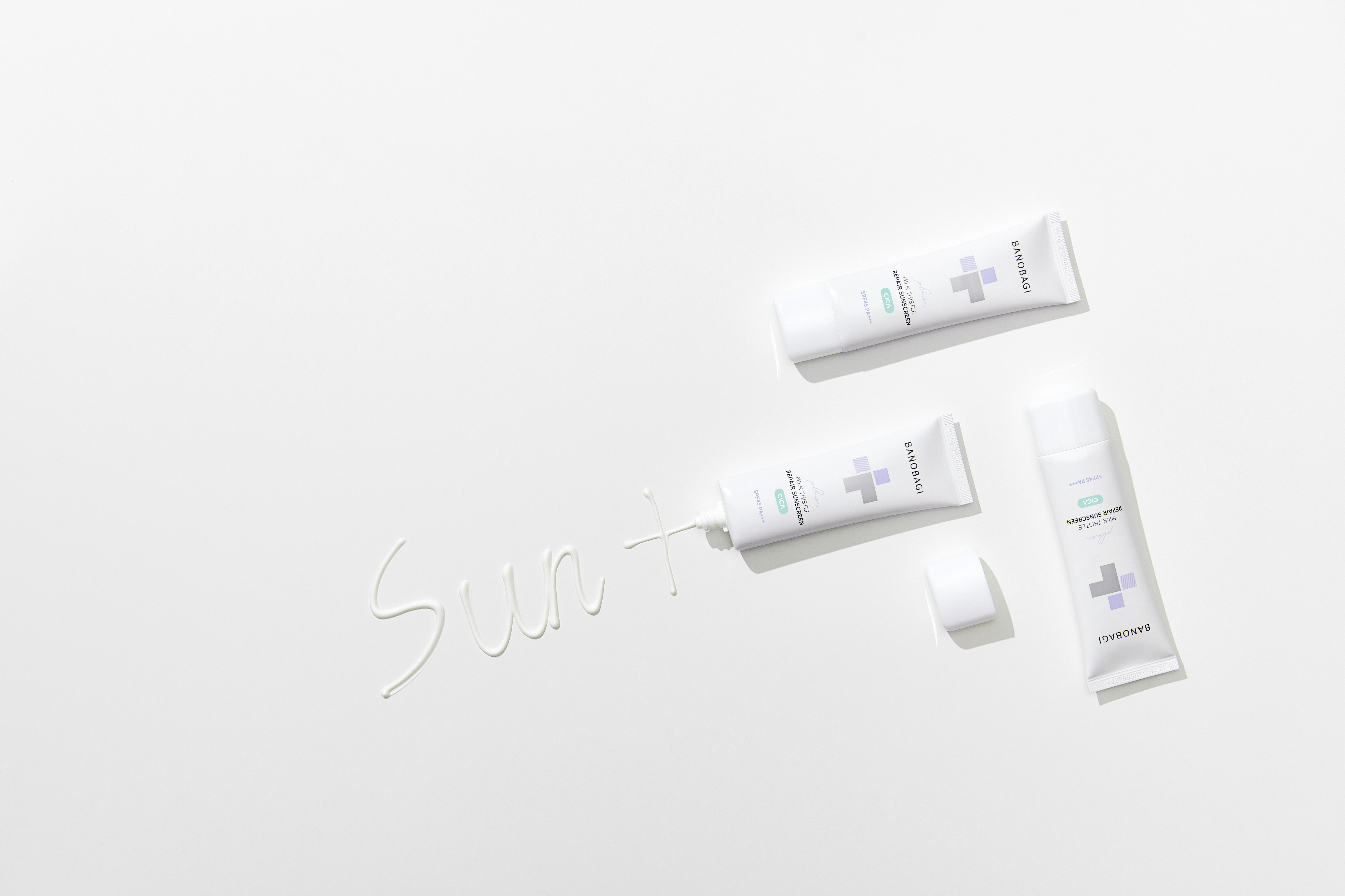 KORT UTLØPSDATO JUNI26 BANOBAGI - MILK THISTLE REPAIR CICA SUNSCREEN PLUS SPF45 PA+++ 50ML - 5