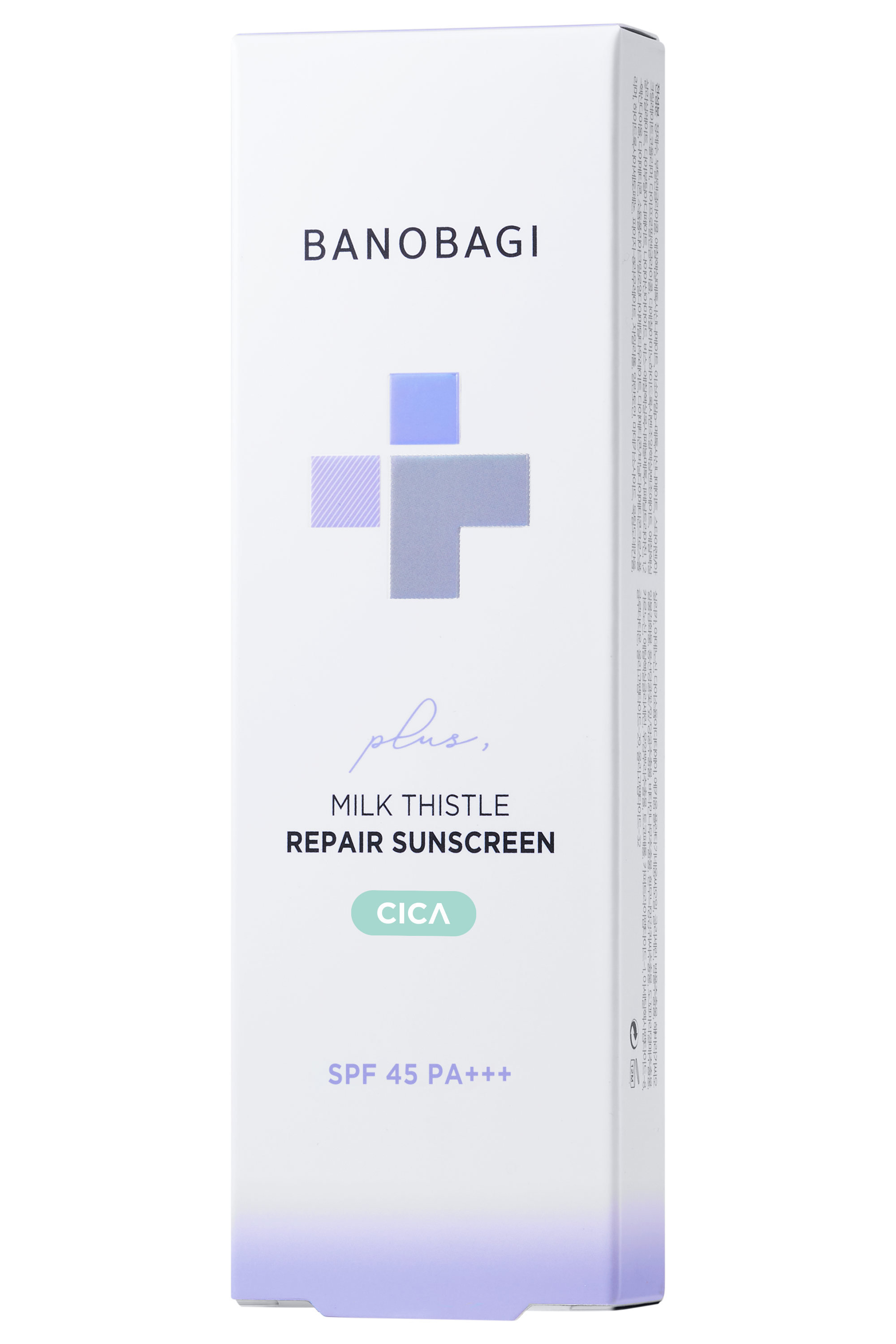 KORT UTLØPSDATO JUNI26 BANOBAGI - MILK THISTLE REPAIR CICA SUNSCREEN PLUS SPF45 PA+++ 50ML - 2