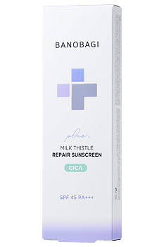 KORT UTLØPSDATO JUNI26 BANOBAGI - MILK THISTLE REPAIR CICA SUNSCREEN PLUS SPF45 PA+++ 50ML