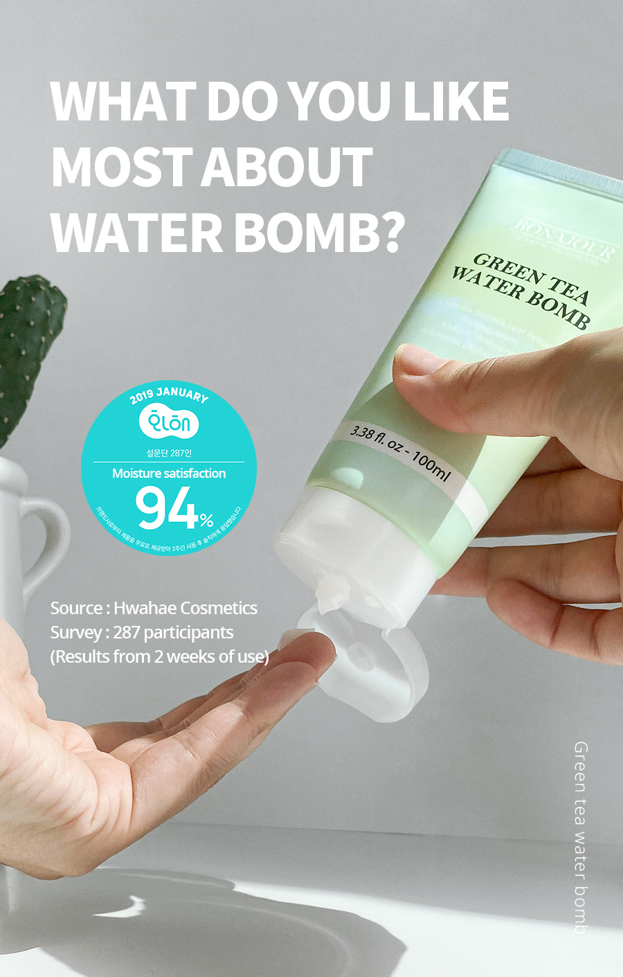 BONAJOUR - GREEN TEA WATER BOMB 100ML - 9