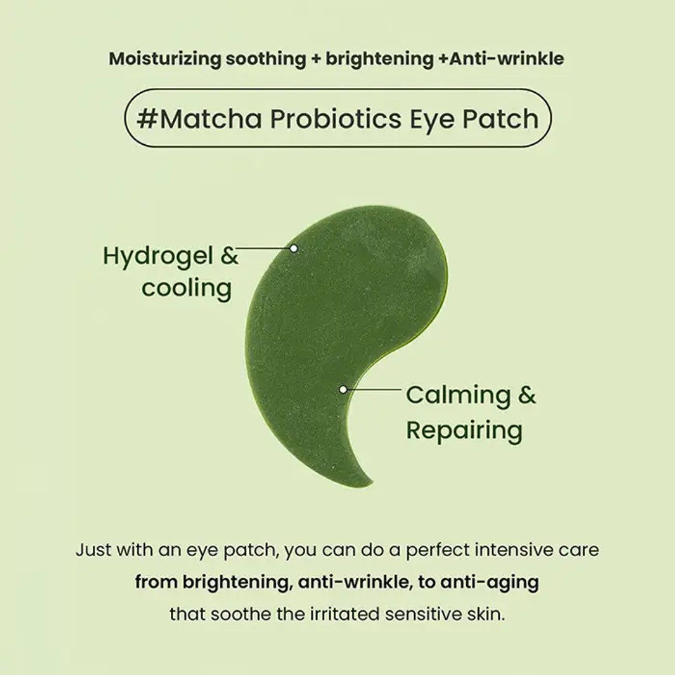 3 STK HEIMISH - MATCHA BIOME ACTIVE HYDROGEL EYE PATCH 60STK - 3