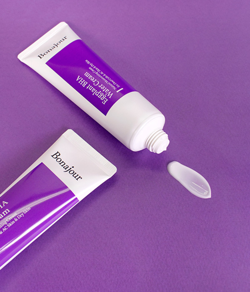 TILBUD UTLØPSDATO JULI26 BONAJOUR - EGGPLANT BHA WATER CREAM 50ML - 3