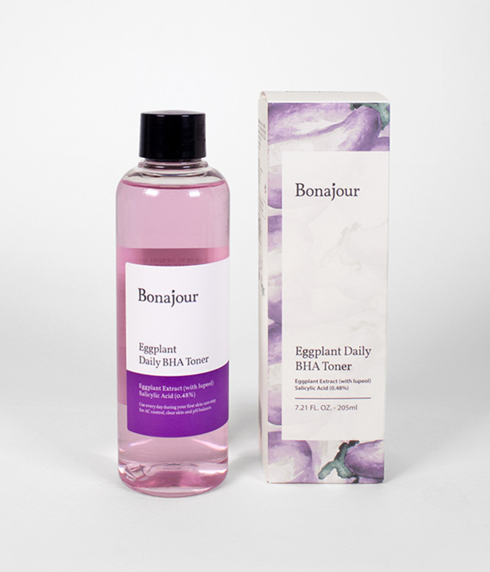 BONAJOUR - EGGPLANT DAILY BHA TONER 205ML - 6