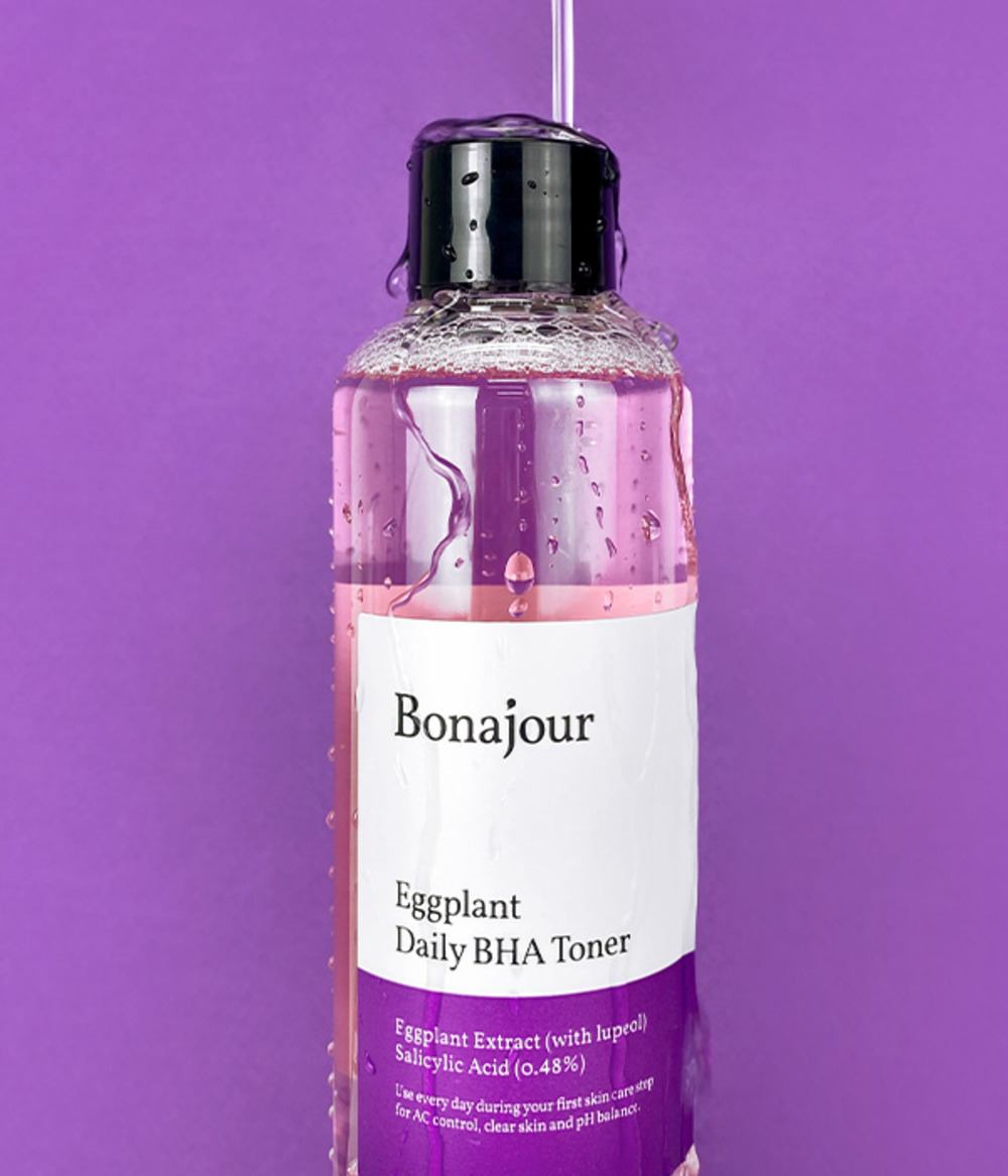 BONAJOUR - EGGPLANT DAILY BHA TONER 205ML - 3