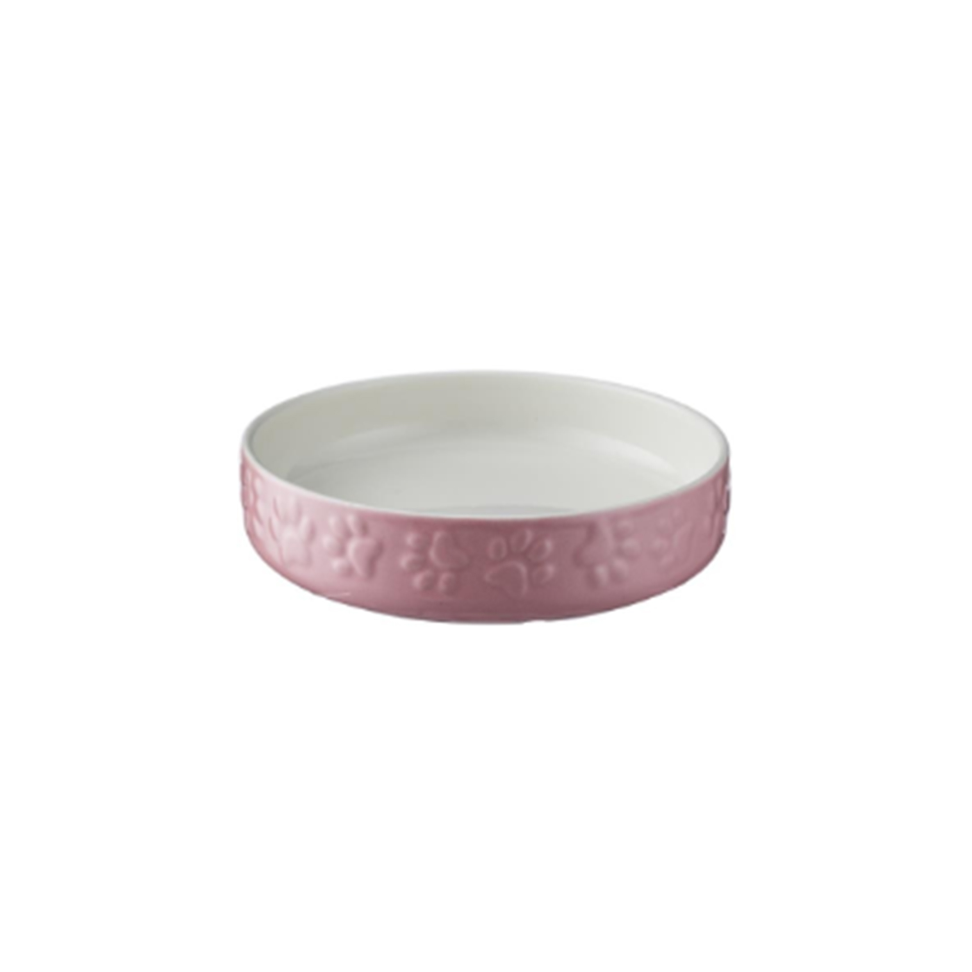 Keramikskål med tassar Rosa