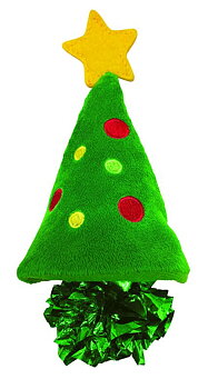 KONG Julleksak Crackles Christmas tree till katt