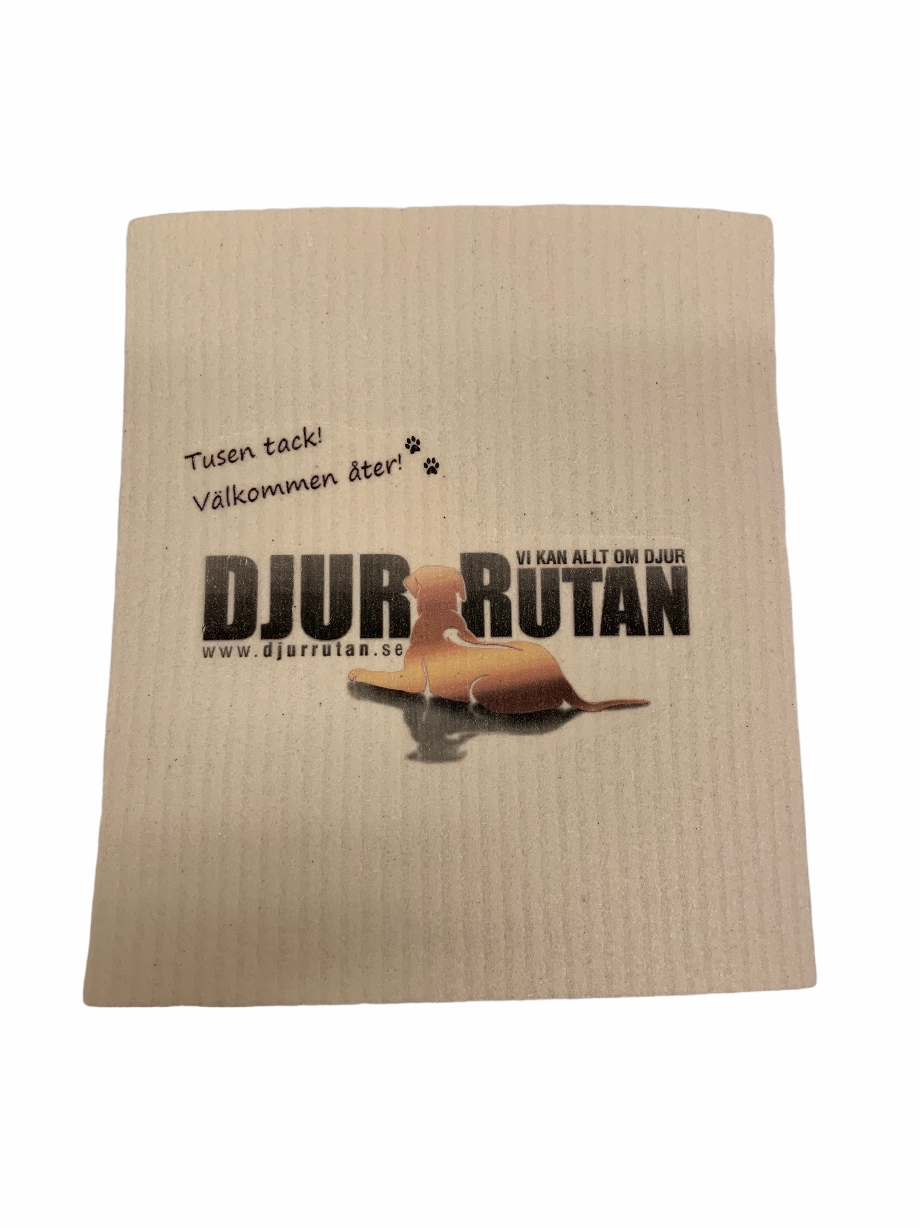 Disktrasa med Djurrutan-logo