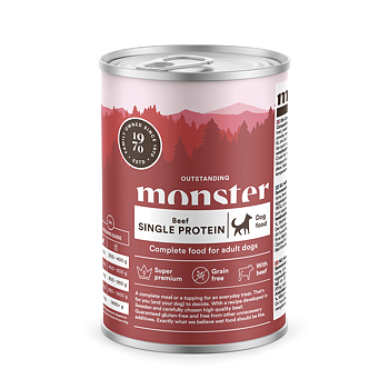 Monster våtfoder hund Single protein