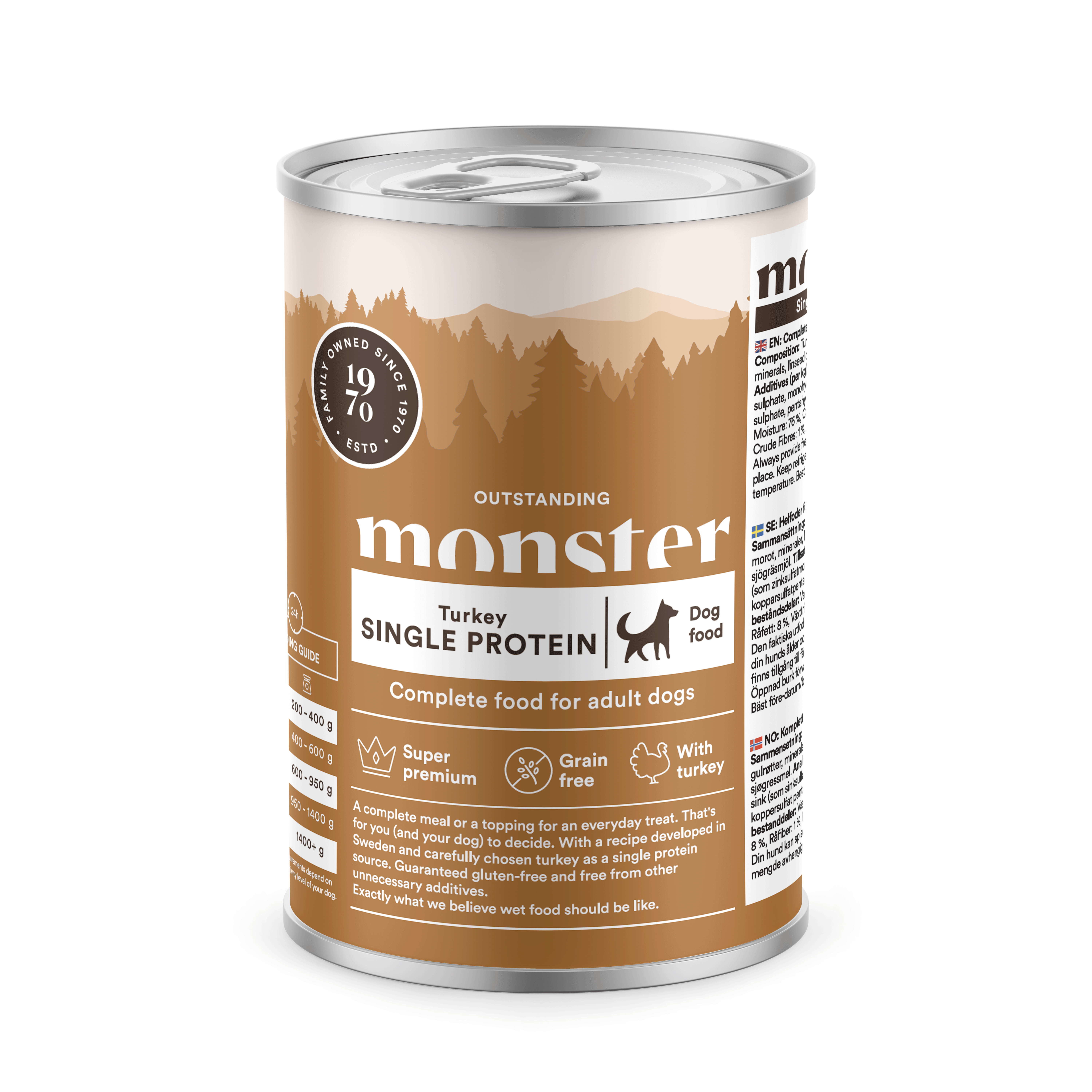 Monster våtfoder hund Single protein - 4