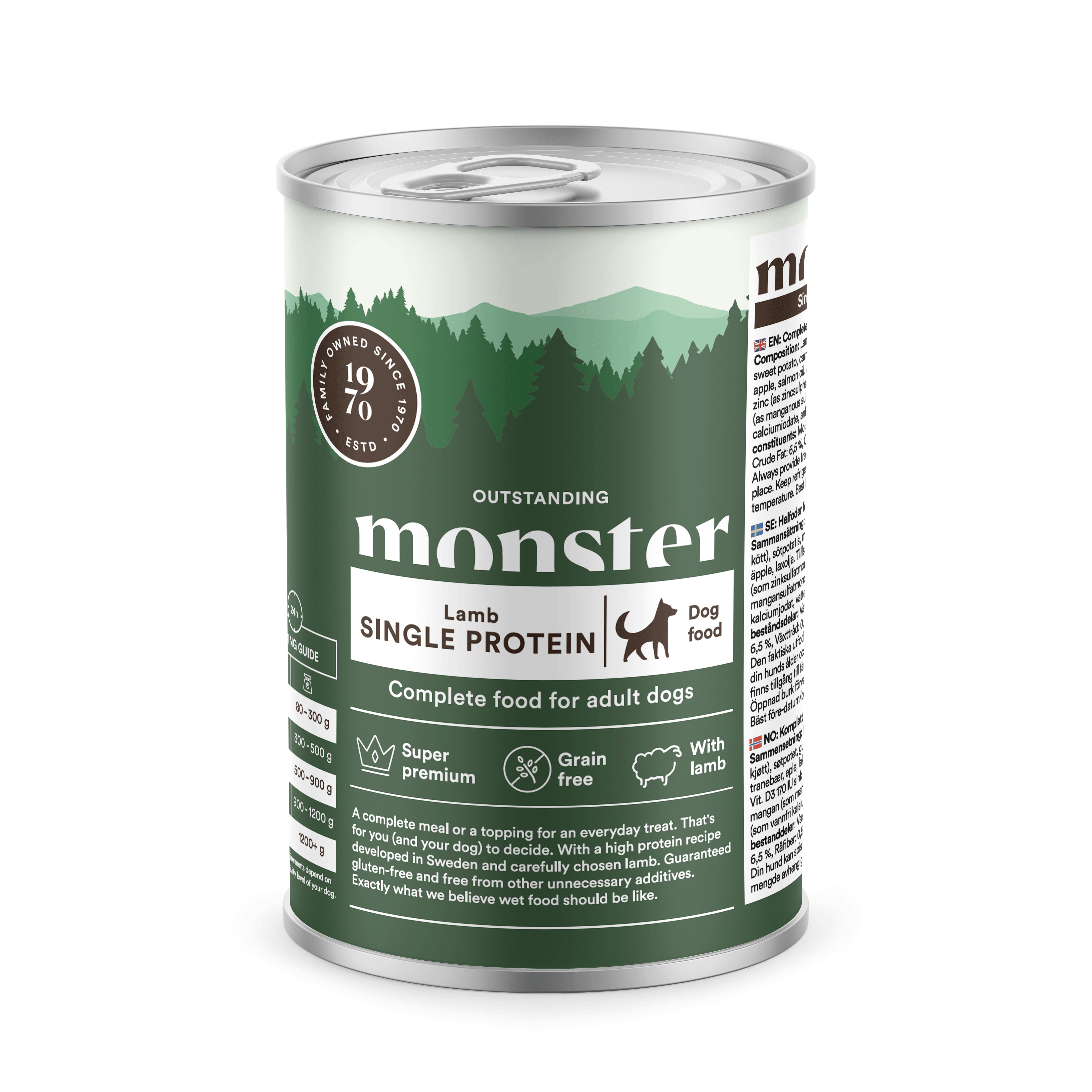 Monster våtfoder hund Single protein - 3